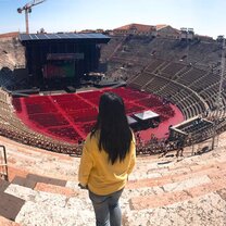 Site seeing Arena in Italy